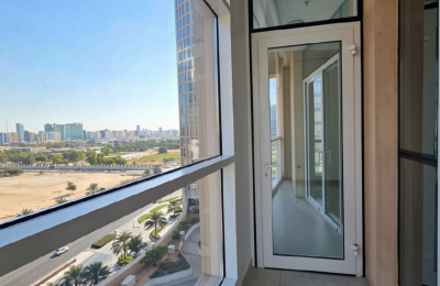 3BR Simplex + M _ United Square Desert Khalidiya _ Road View | Massive Well- Maintained Unit with Balcony | 2 Parking | with Amenities