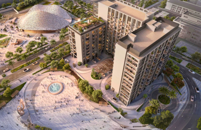 1BR_ MANARAT LIVING B1_ Direct Pool View | Massive Balcony | Premium Unit with Finest Living