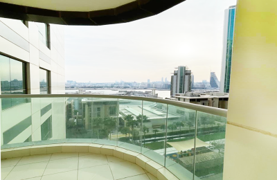 3BR - Marina Heights 1 | Luxrious Unit | Partial Sea & Swimming Pool View | Balcony