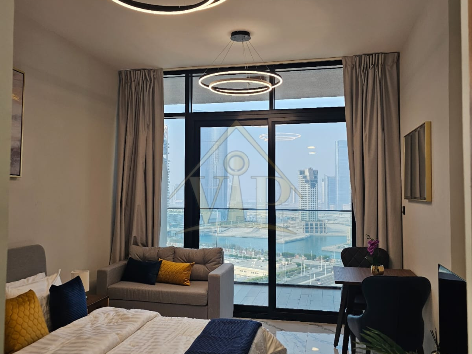 STUDIO | Maryah Vista 1 _ Canal and Community View | High Floor | Cozy Furnished Unit