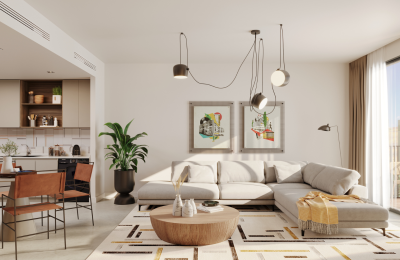 2BR |Reeman Living | High Floor, Big Balcony, Handover Soon, Stylish & Cozy Apartment