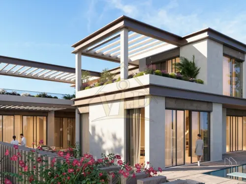 5BR _ Naseem Community _ Hudayriat Island_ Single Row | Front of Community School and Sports Field | Sophisticated Contemporary Style Villa - 10