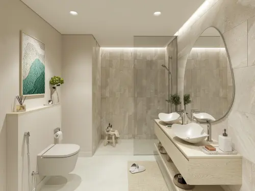 1BR_ Yas Riva Residences | Pool and Water View | Lowest Premium | Low Floor | Unique Architectural Style - 23