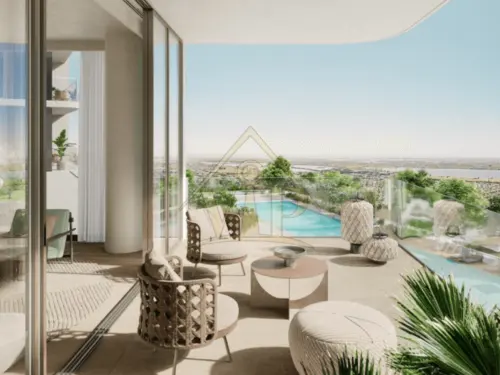 3BR _ Solea building D | Splendid Sea View - Corner Unit | Massive Balcony |Elegant 3 Bedroom Residence| Premium Finishes - 14