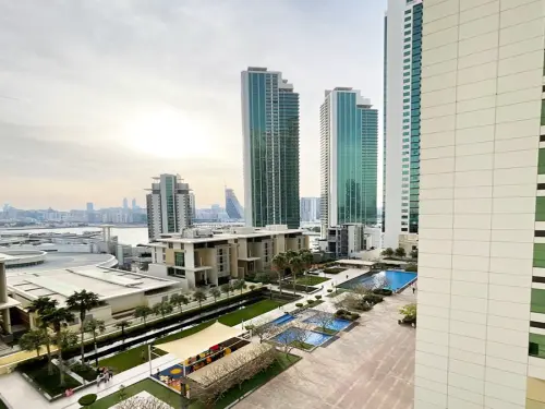 3BR - Marina Heights 1 | Luxrious Unit | Partial Sea & Swimming Pool View | Balcony - 16