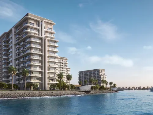 1BR_ Yas Riva Residences | Pool and Water View | Lowest Premium | Low Floor | Unique Architectural Style - 2