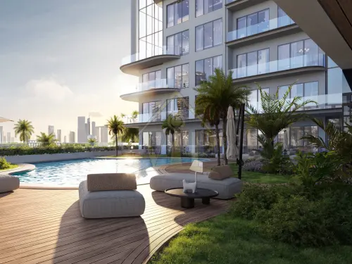 1BR_ Radiant Gardens Tower | Direct Pool View | Mid Floor | Low Premium | Brilliant Architectural Designed Unit - 3