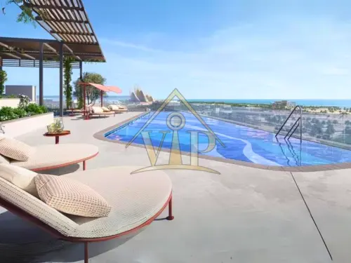 1BR_ MANARAT LIVING B1_ Direct Pool View | Massive Balcony | Premium Unit with Finest Living - 3