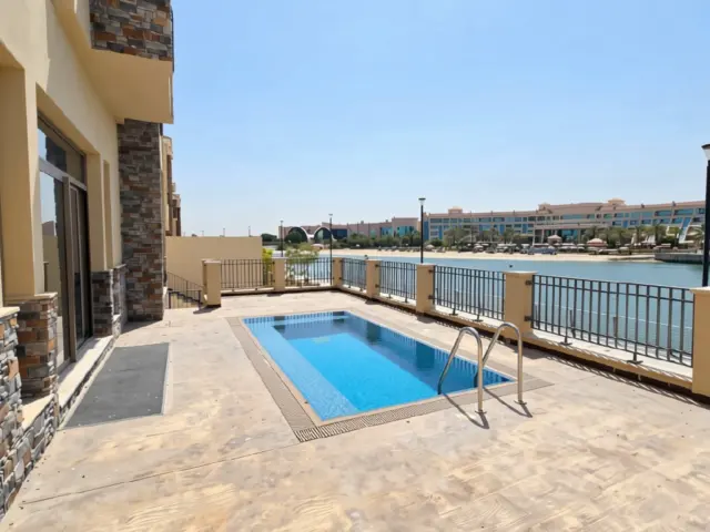 5BR+M _ LU'LUAT Al Raha _ Direct Sea View | Premium Villa with Private Pool | Massive Room Spaces | Prime Location